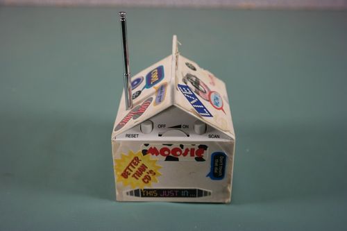 Milk Carton Novelty Transistor Radio