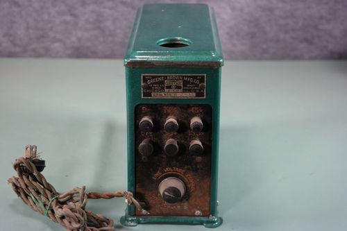 Greene-Brown Mfg 1920s Battery Eliminator